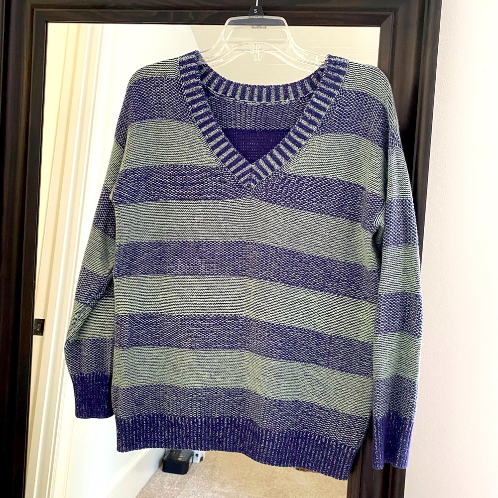 Bcbgeneration Dual Color Plaited Pullover Sweater
